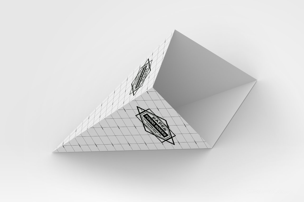 快餐汉堡食品纸质包装样机 (1)