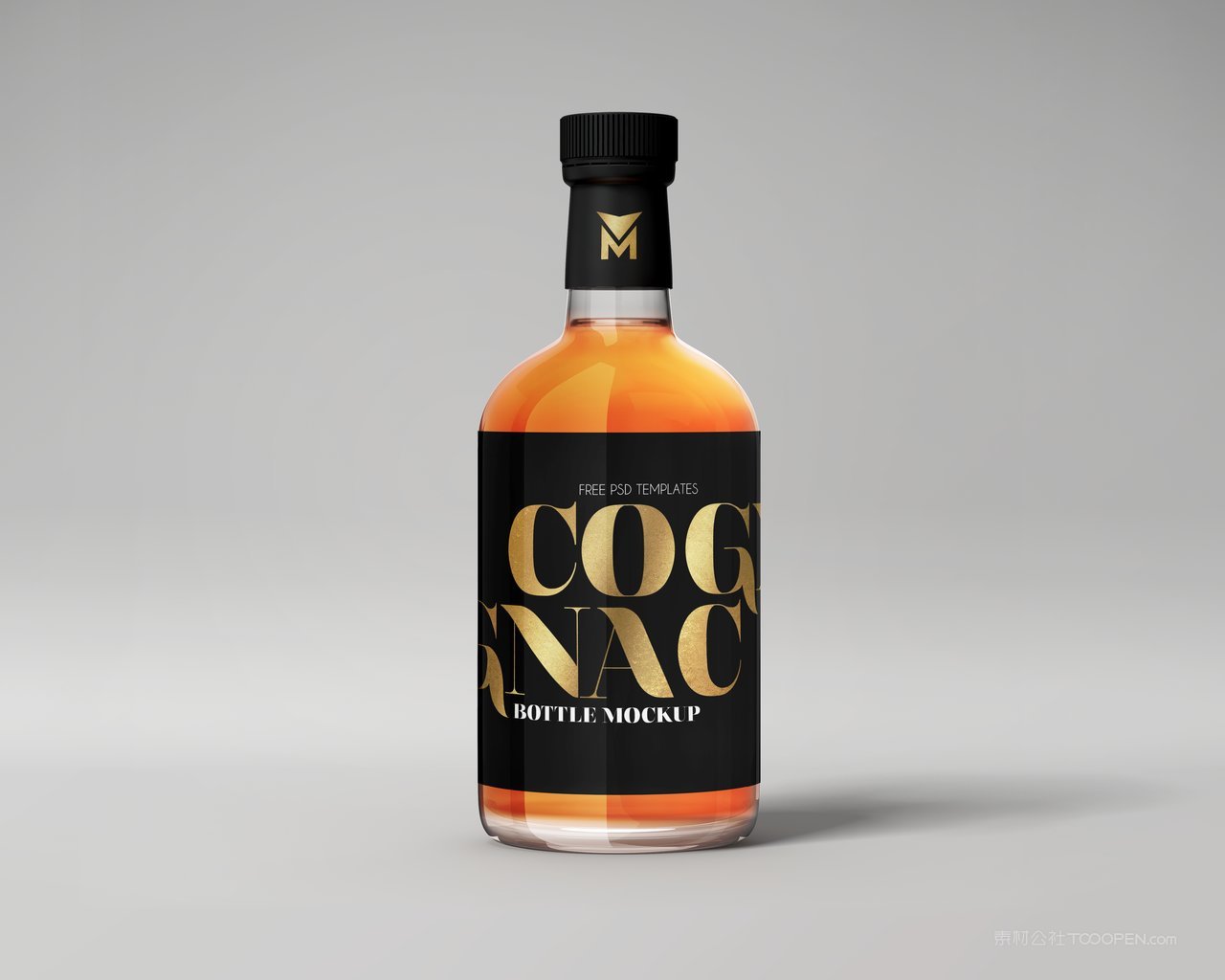 啤酒红酒酒瓶贴图样机 (3)