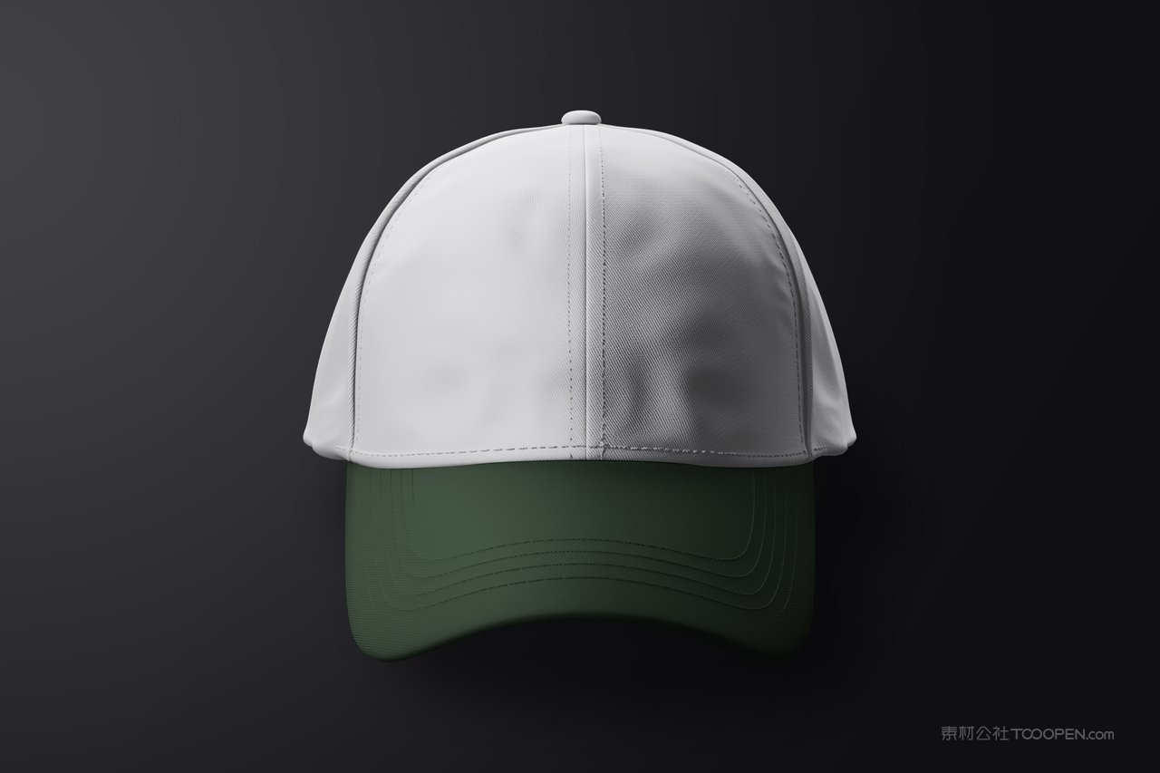 白色帽子样机