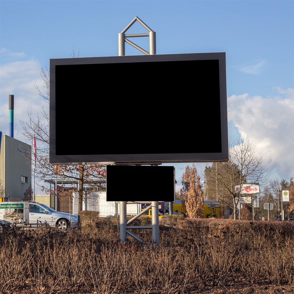 户外广告牌样机