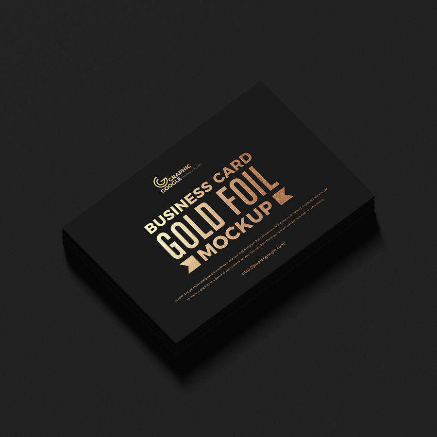 金箔名片样机