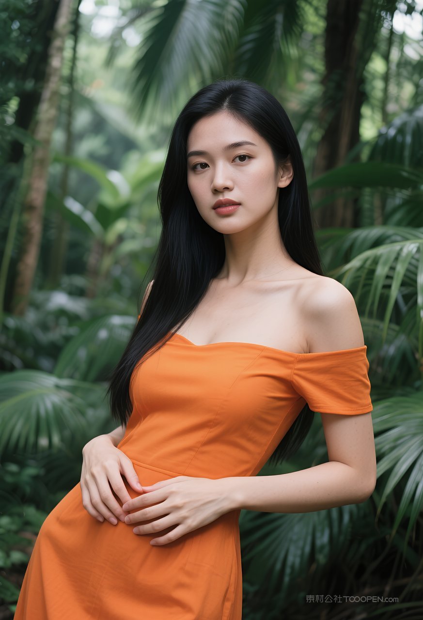 清纯女性气质时尚美女唯美写真性感