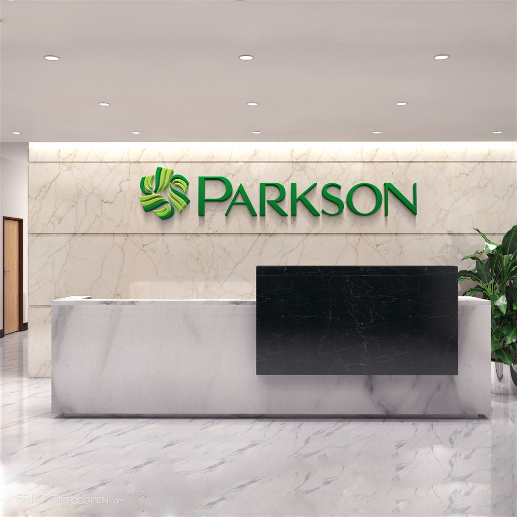 公司形象墙样机