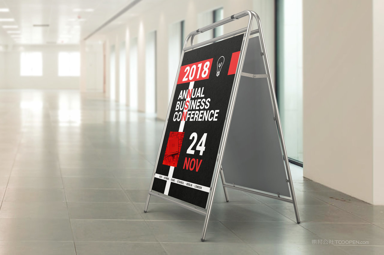 户外广告牌样机