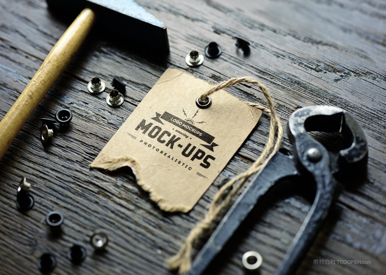 徽标标志吊牌logo样机