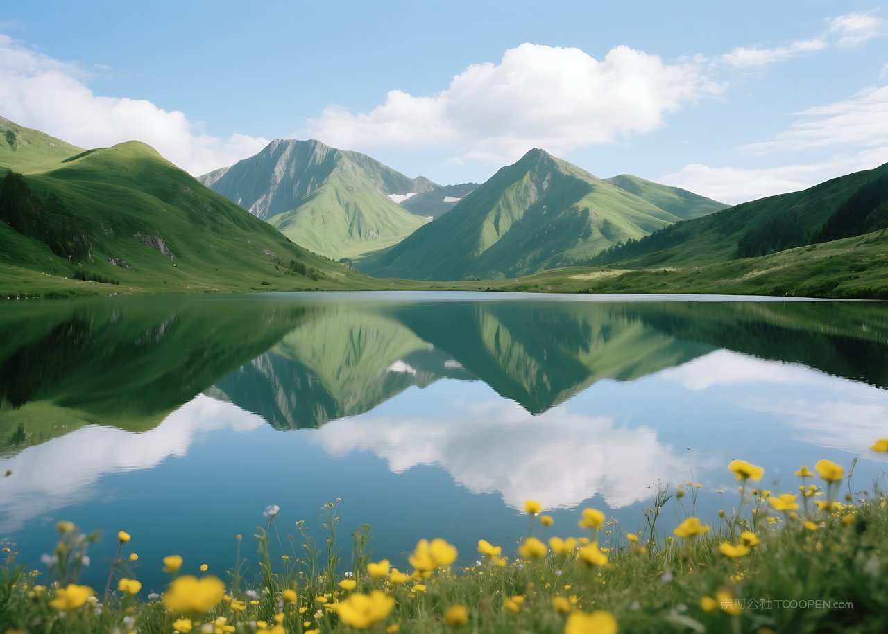 自然风景山水山峰天空唯美