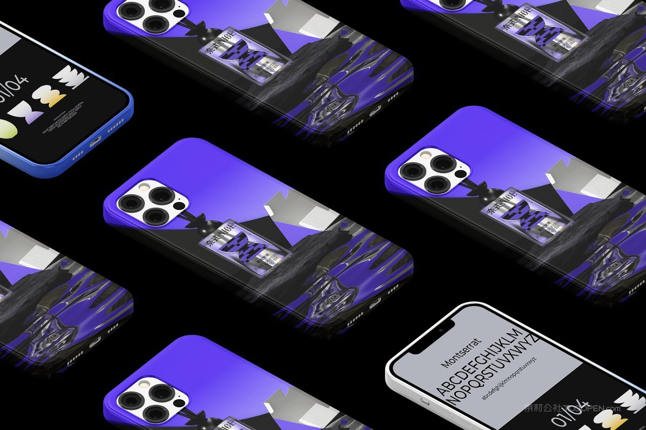 企业科技品牌vi设计样机海报工牌商务展示logo标识ps贴图素材 (27)