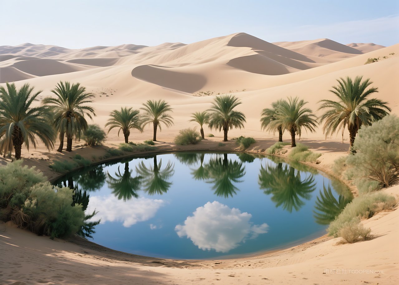 自然天空唯美风景山水山峰