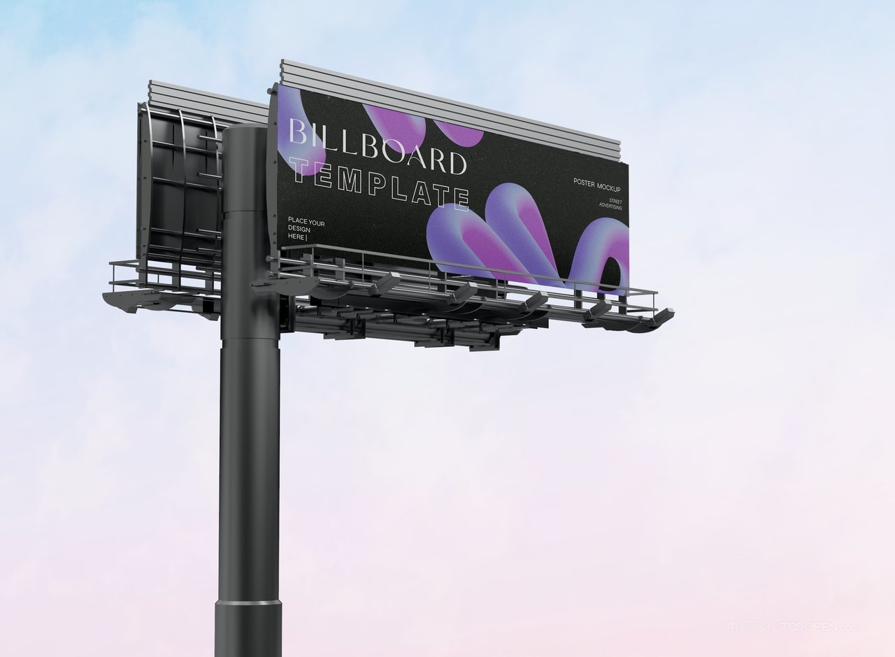 户外t型宣传广告样机 (5)