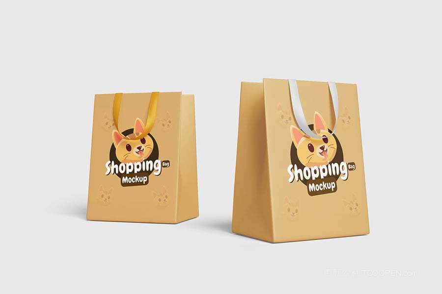 纸质购物袋样机