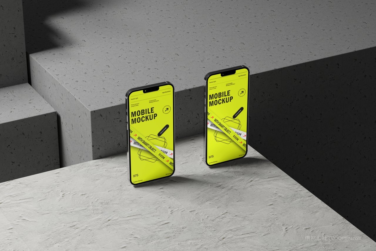 双手机屏幕样机