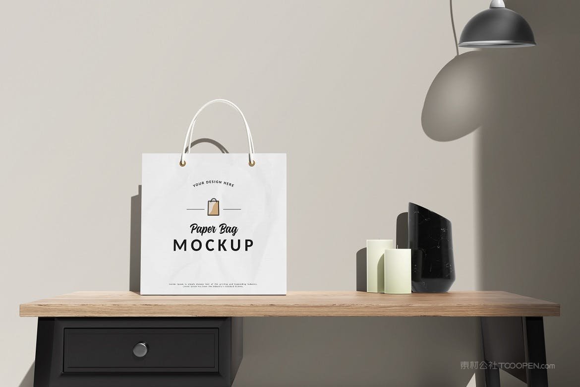 手提袋购物纸袋样机