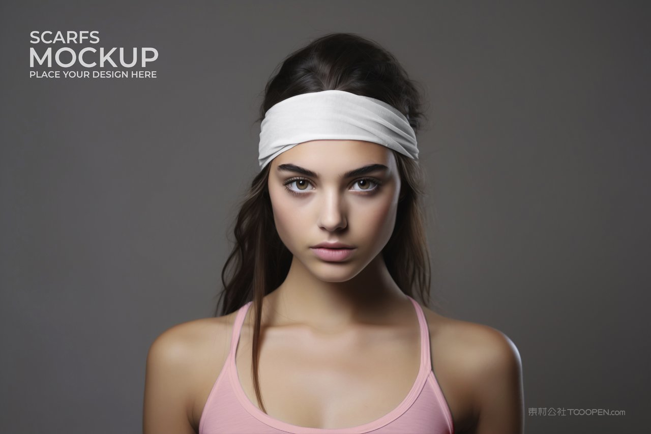 【2040期】实拍女生头巾丝巾样机 (10)