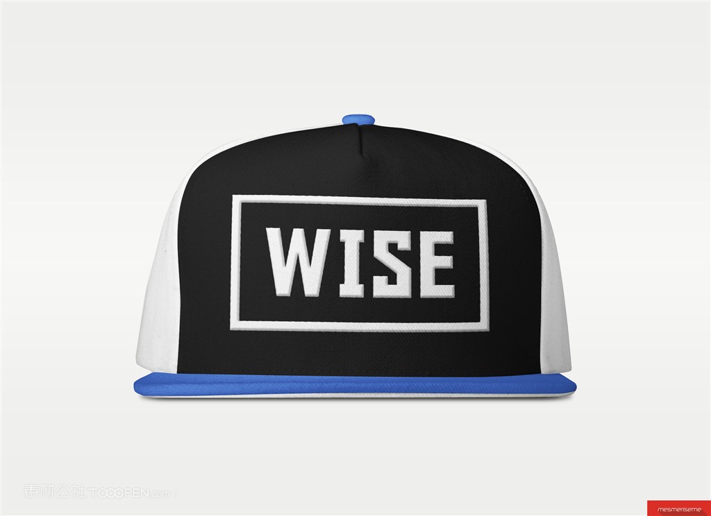 黑色帽子样机PSD贴图