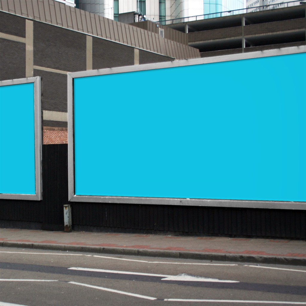 户外广告牌样机