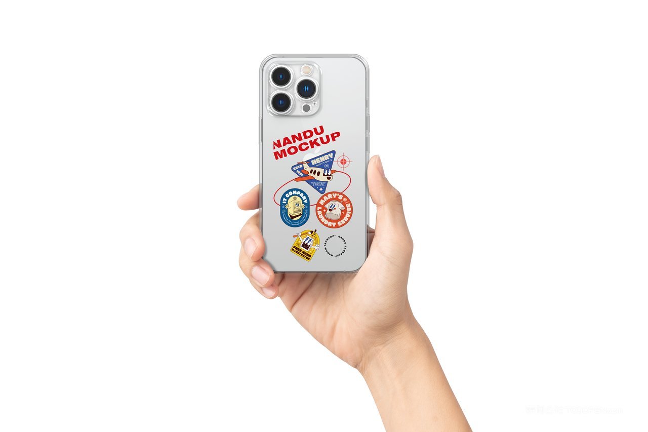 【1946期】透明手机壳图案样机 (5)