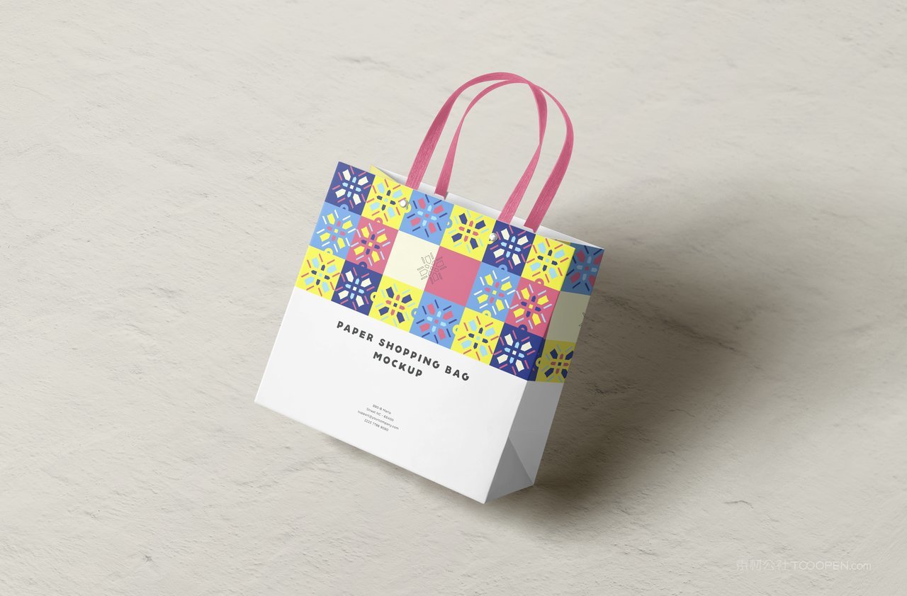 购物袋模型样机