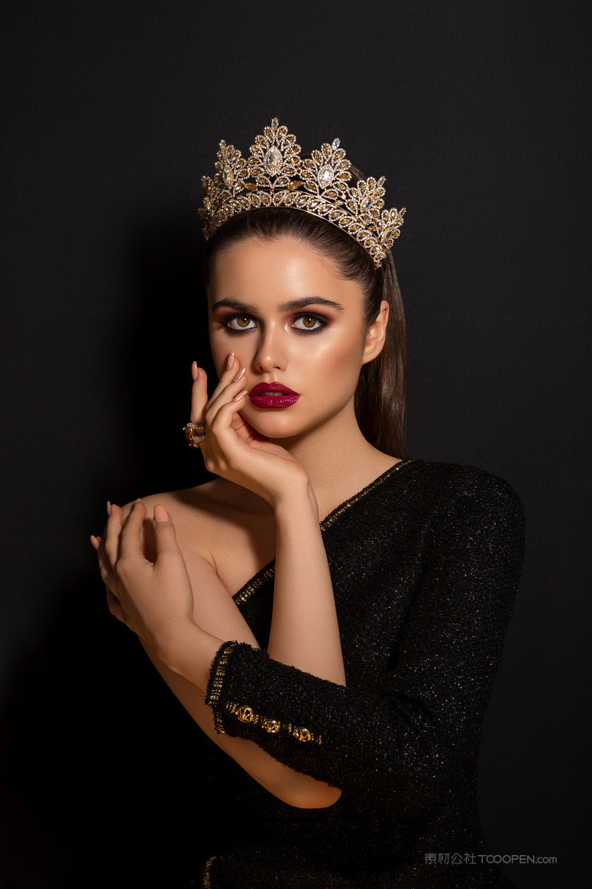 178图库带皇冠欧美美女艺术照摄影图片