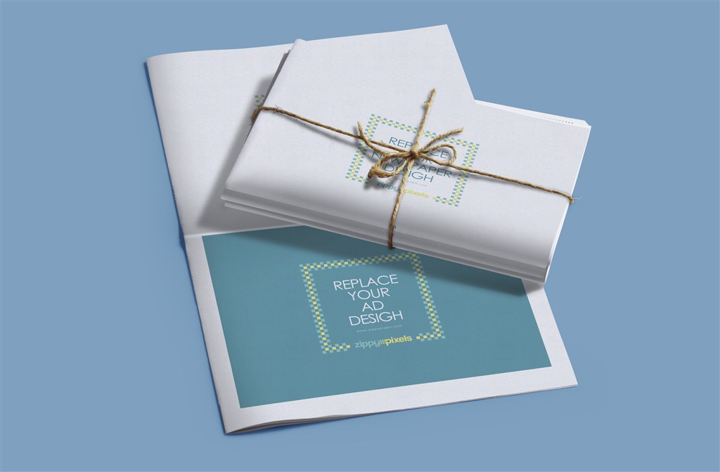 报纸设计排版样机