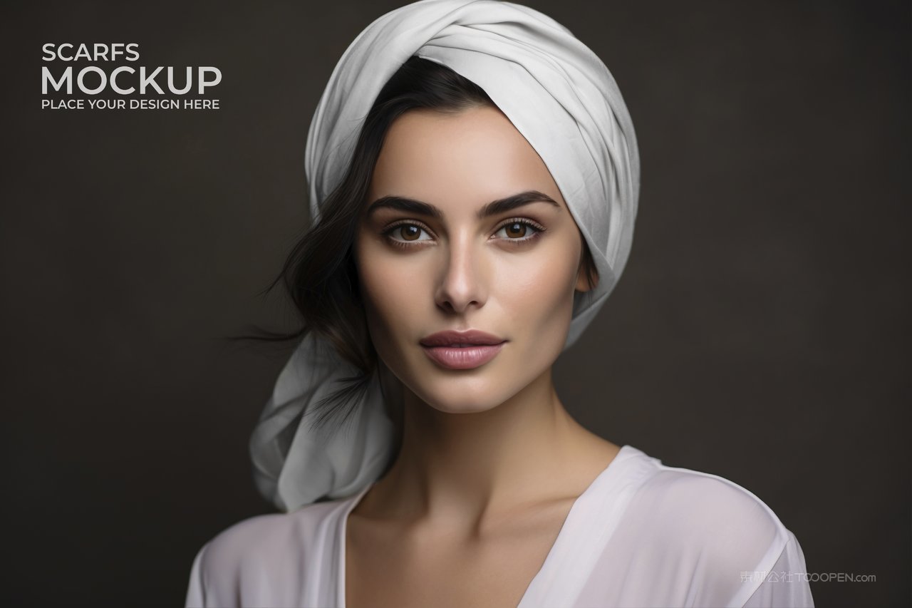 【2040期】25款女生头巾丝巾样机 (5)