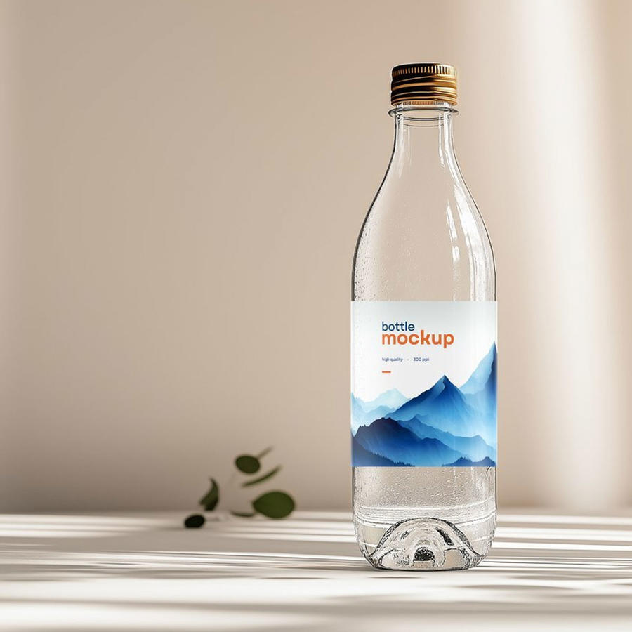 瓶装水瓶子样机