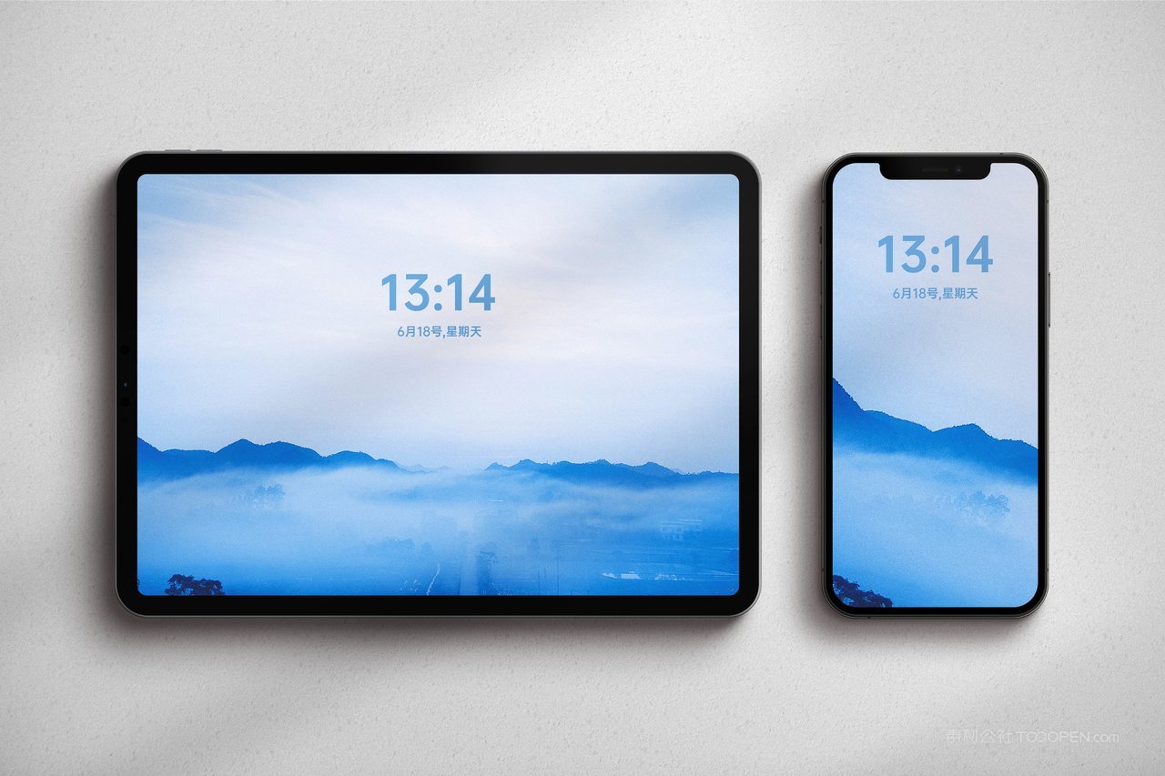 【1925期】手机平板电脑ui样机 (2)