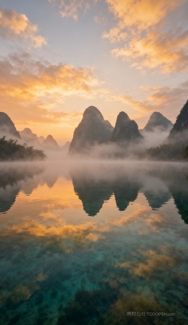 唯美意境蓝天天空山峰山水青山高清