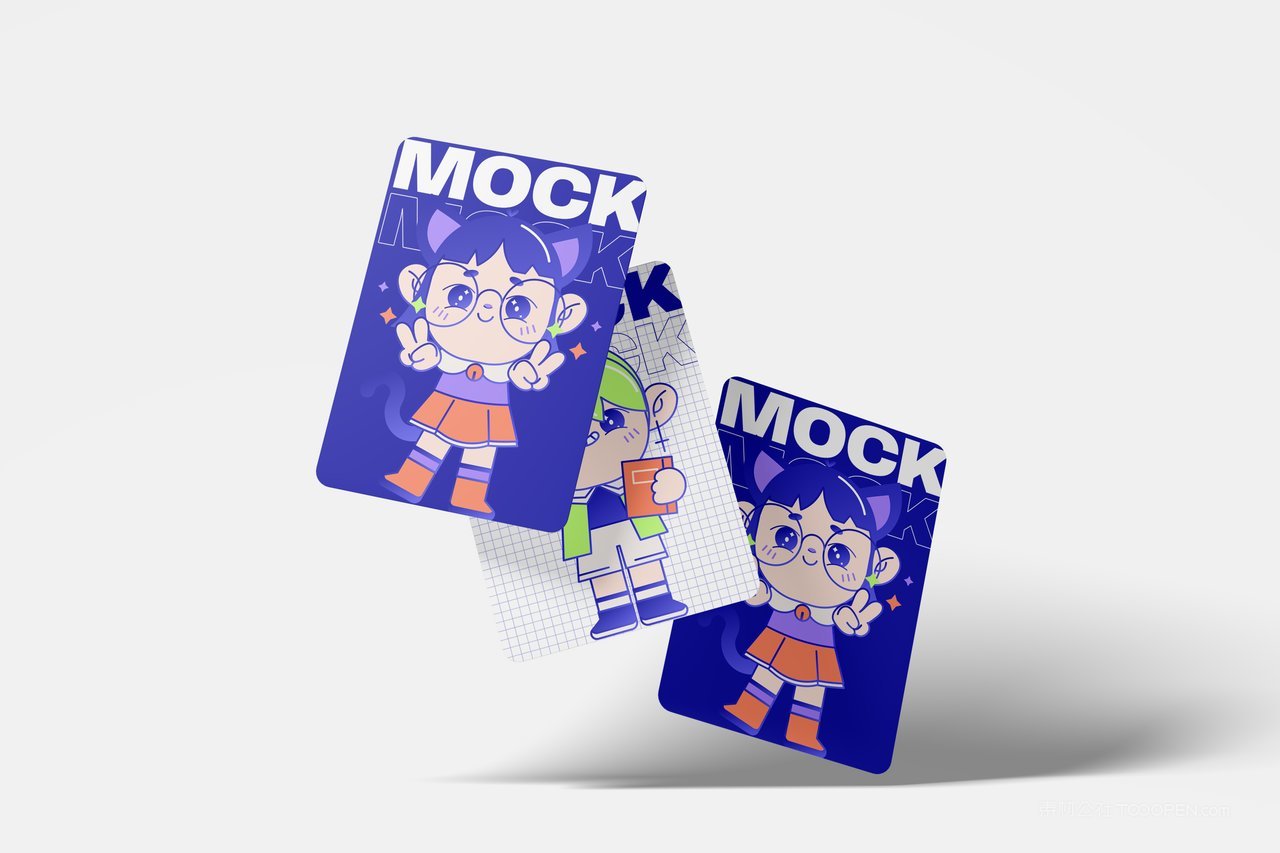 【2097期】卡片儿童形象盲盒样机 (4)