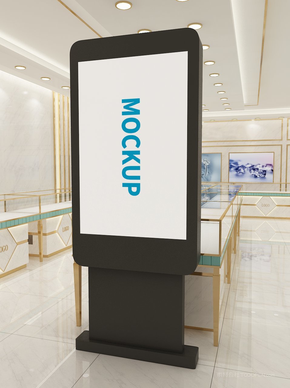 城市沿街灯箱海报样机 (5)