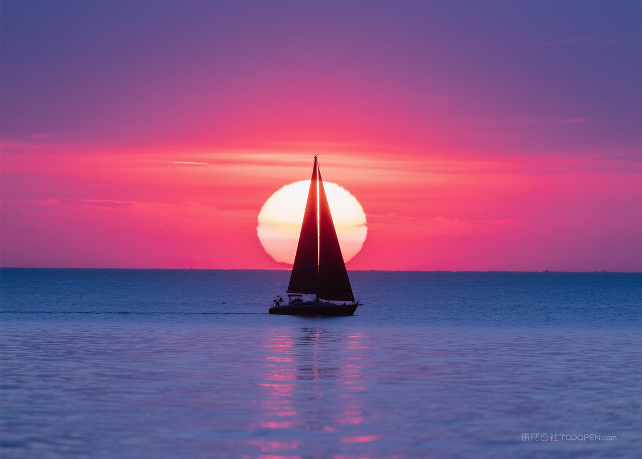 天空风景大海海边唯美海景自然