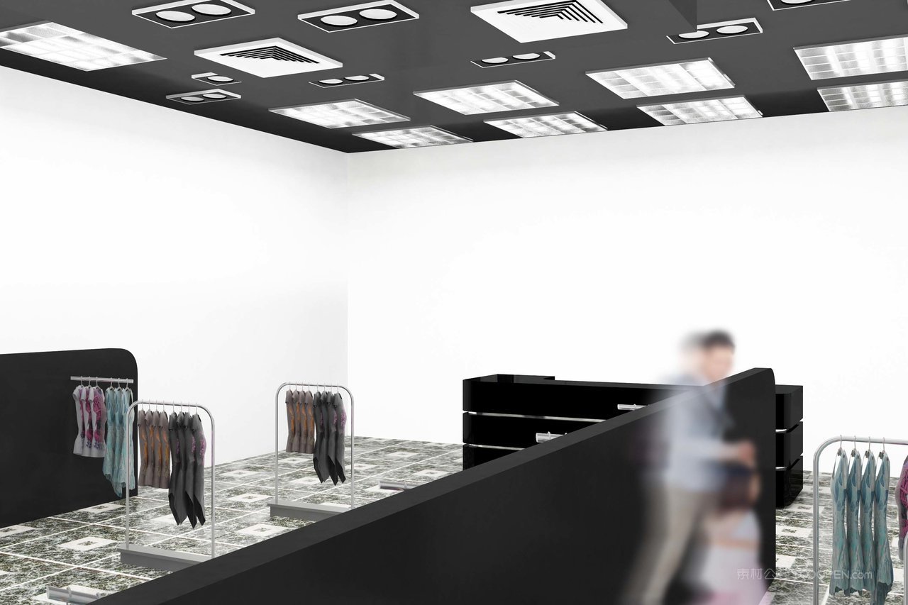 服装店门面陈列样机