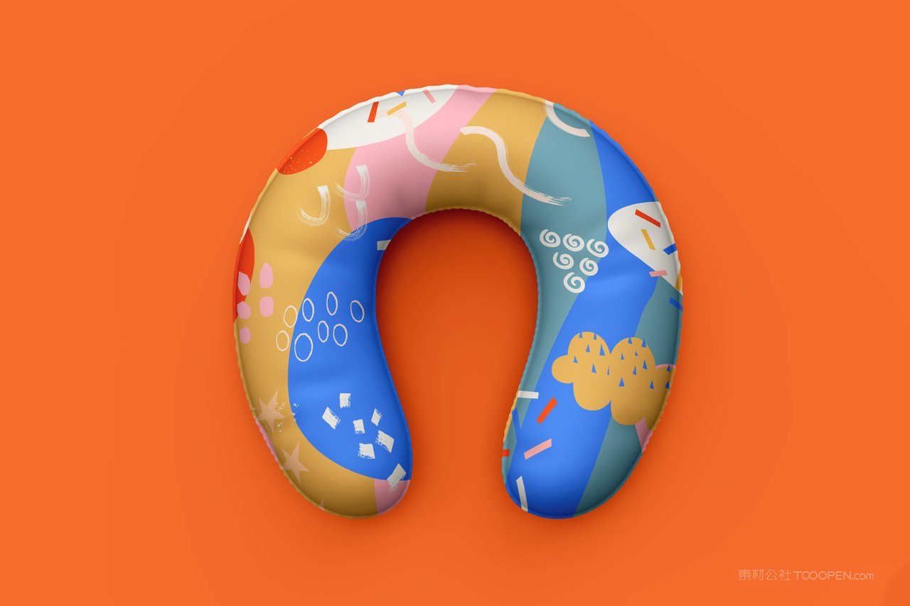 【2010期】印花u型枕贴图样机 (1)