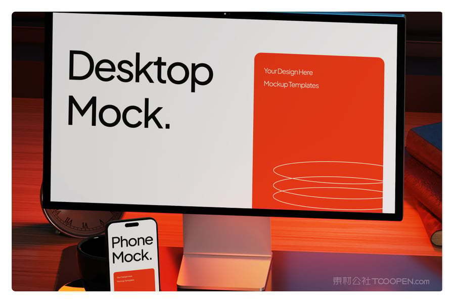 电脑手机场景样机