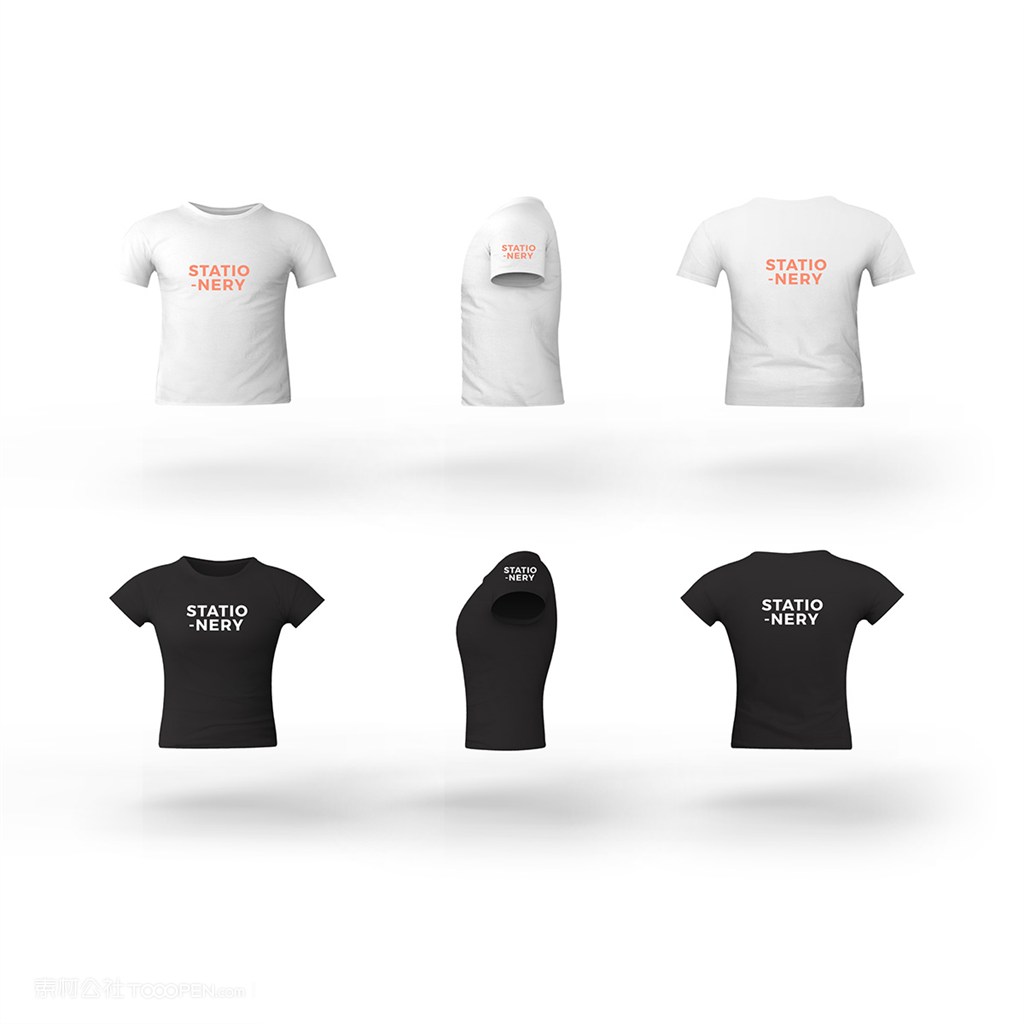 服装品牌T恤样机模板