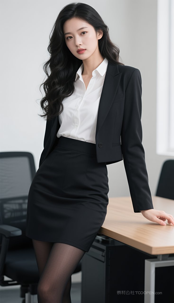 短裙美腿长腿性感丝袜制服美女