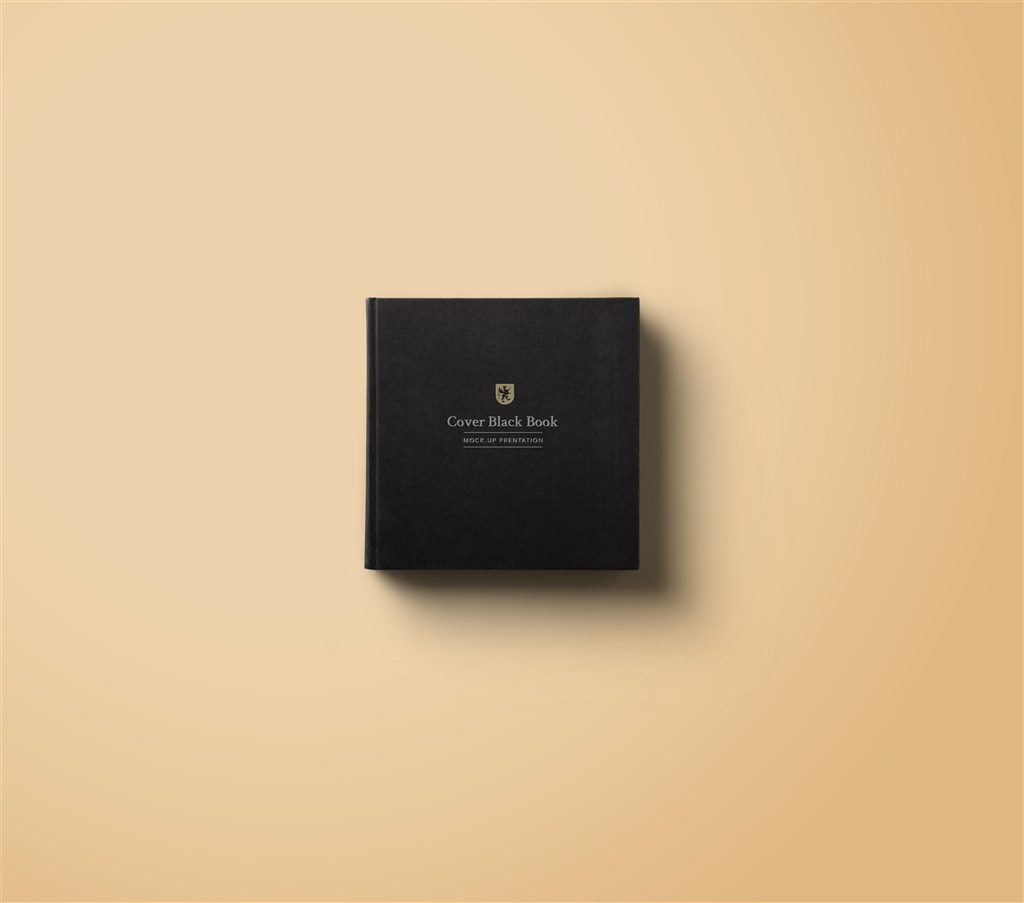 方形书封面样机