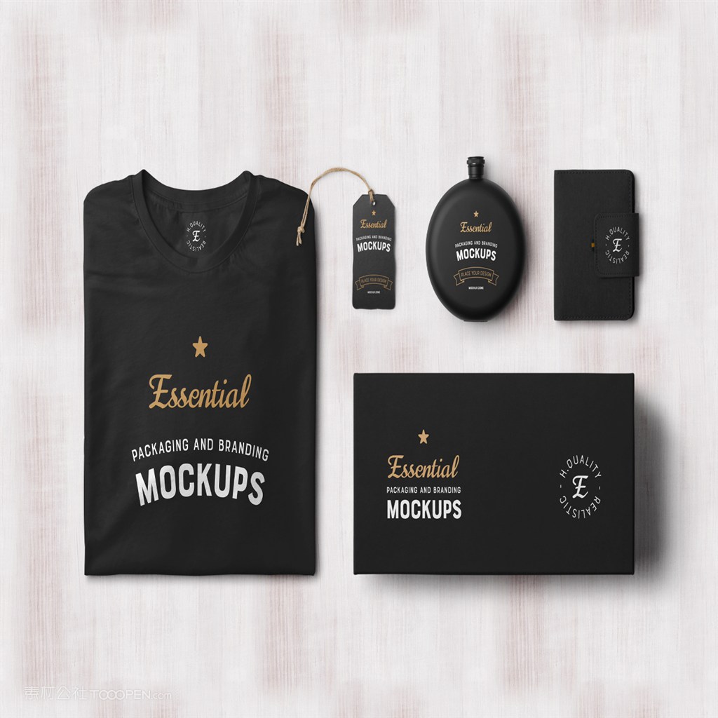 产品包装样机psd设计素材衣服盒子包装样机psd设计素材