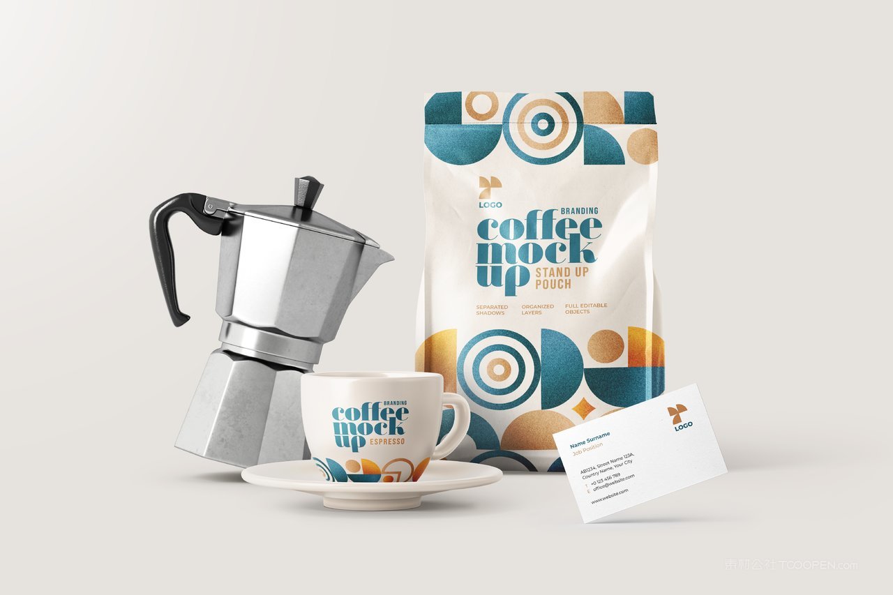 品牌奶茶咖啡logo定制vi包装展示样机 (10)