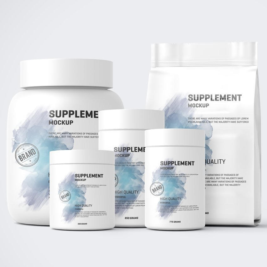蛋白粉营养品精美产品包装样机 (1)