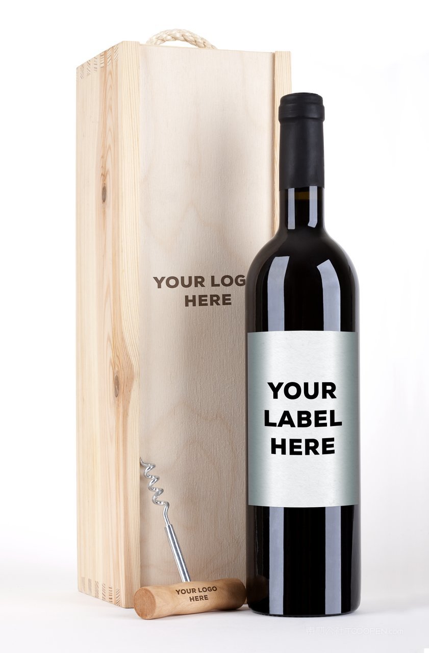 红酒木箱装包装样机 (7)