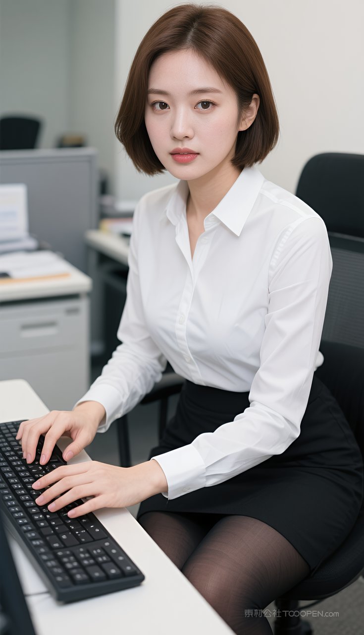 长腿丝袜制服短裙美女美艳性感