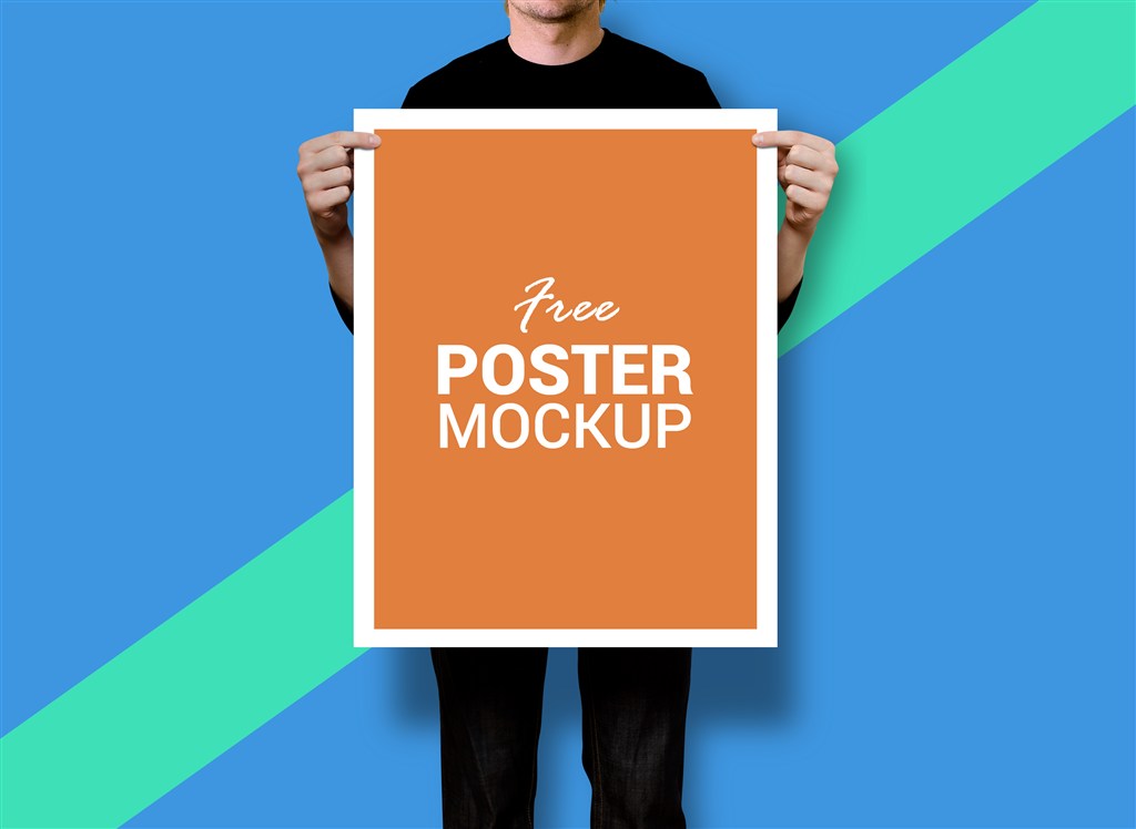 高质量海报模型样机