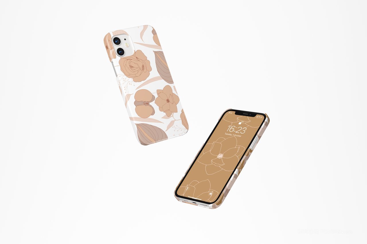 iphone12手机壳贴图ps样机 (23)