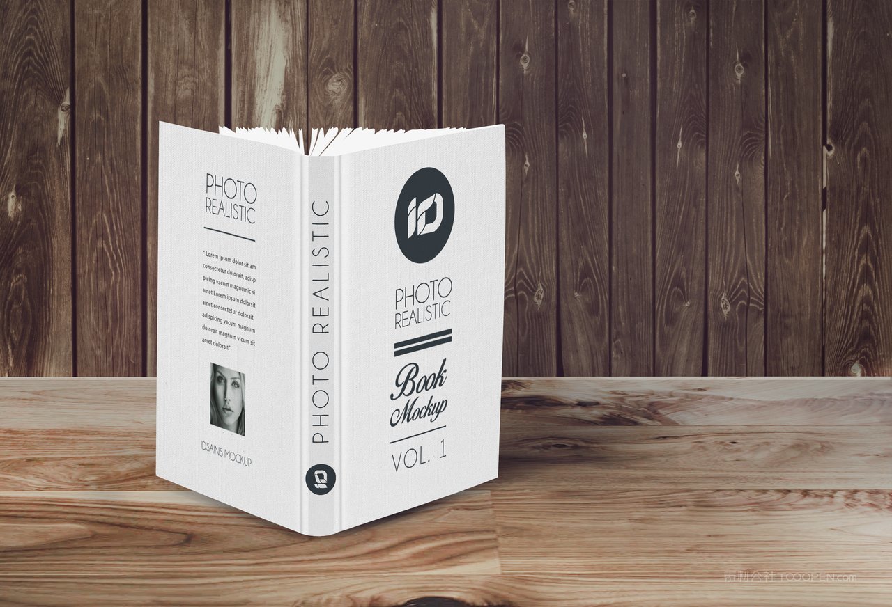 英文硬壳精装书本书籍场景样机 (14)