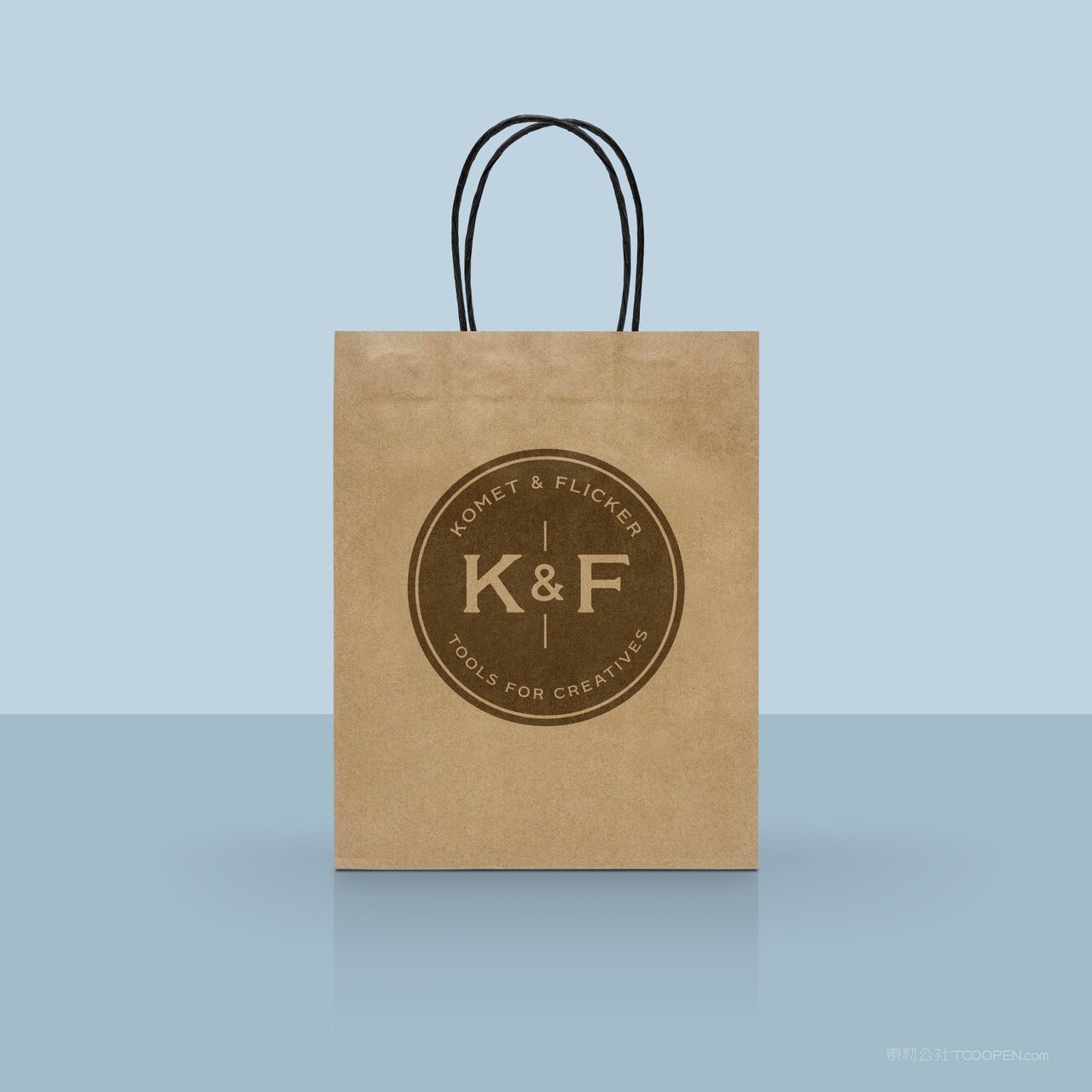 牛皮纸手提袋样机