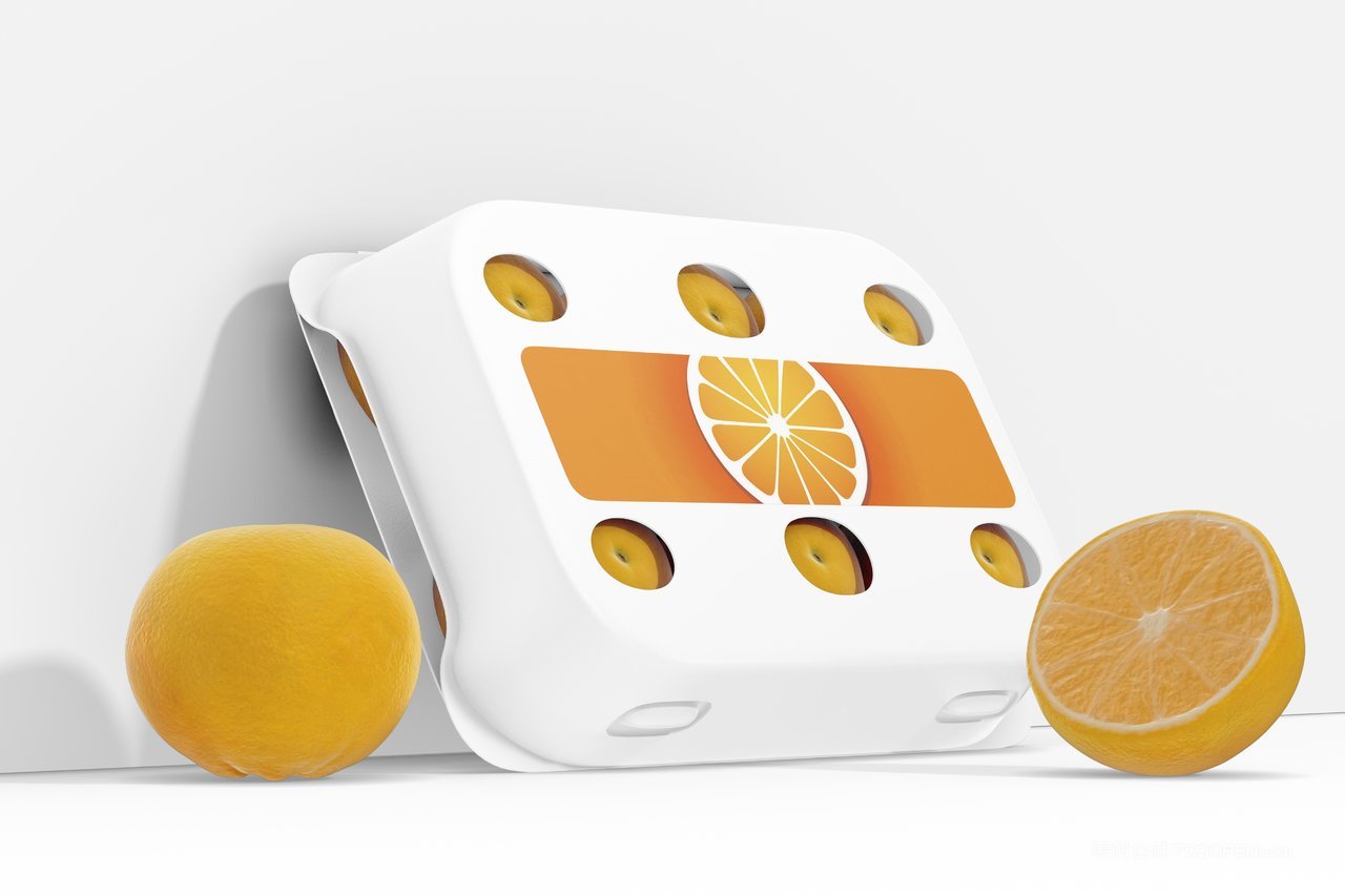 【2193期】橙子包装盒展示样机 (3)