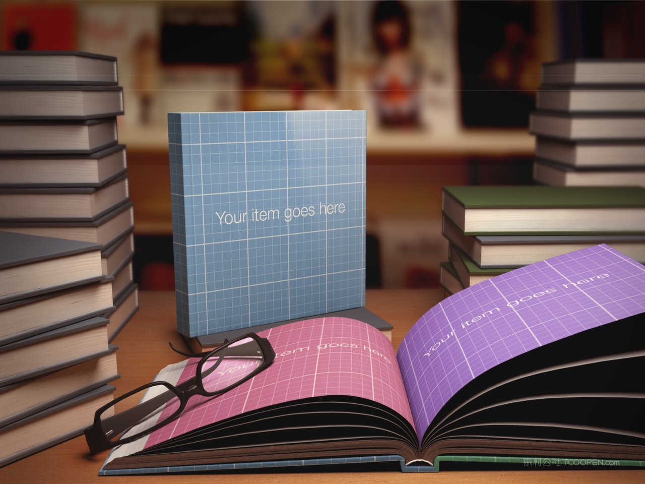 画册书本书籍场景样机 (70)