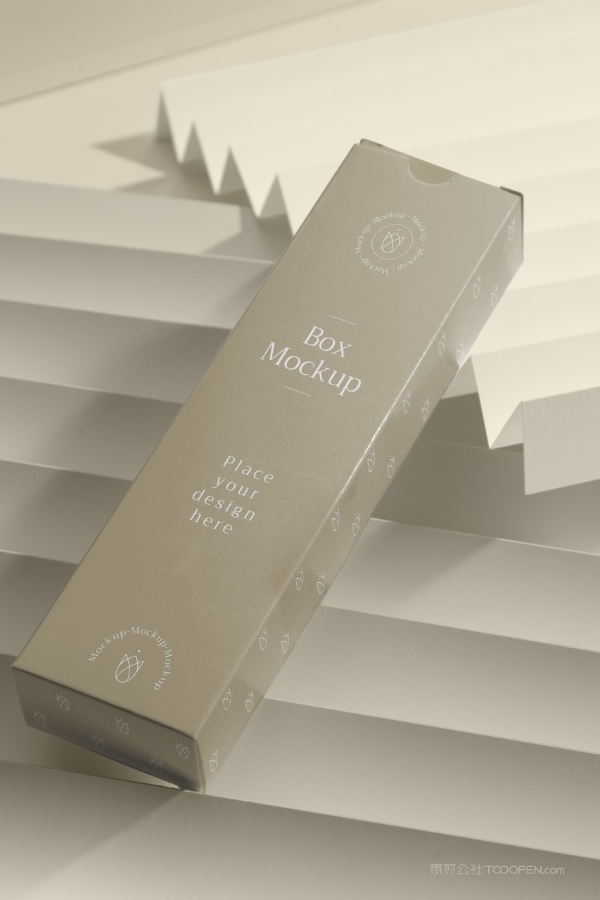 米色文艺光影精品纸盒纸箱样机 (7)