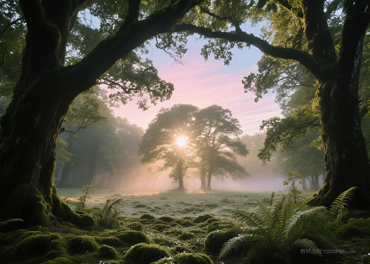 云彩风景日出唯美天空自然