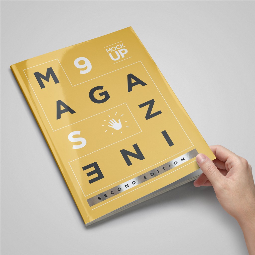 国外高档杂志画册样机模板